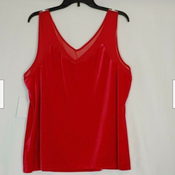 International Concepts Women's Velvet Tank SZXL - Picture 2 of 5